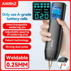 HD2 AWithZ Spot Welder with Double-Ended & Replaceable Tips - 90-Level Dual