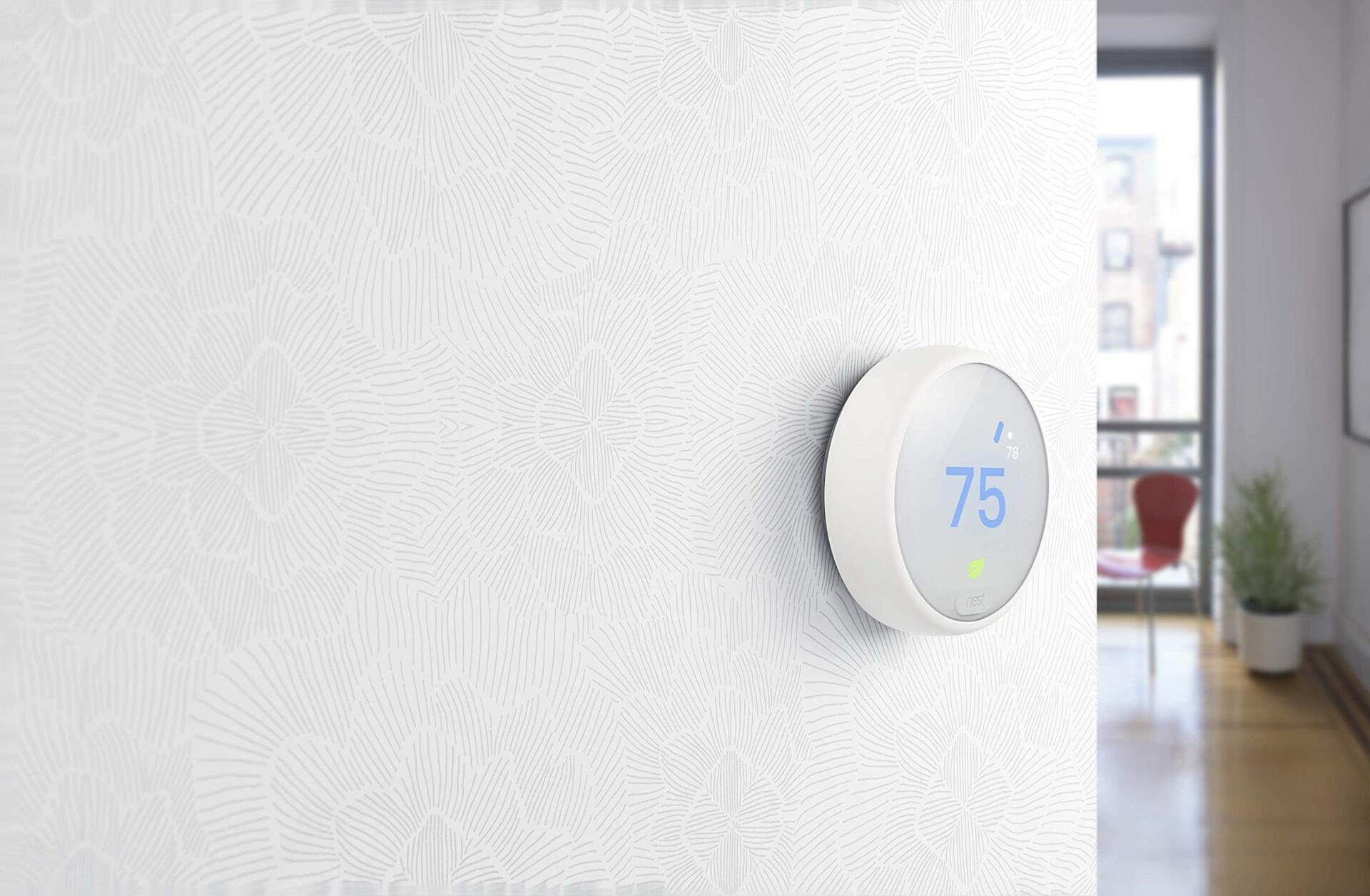 Google, T4000ES, Nest Thermostat E, Smart Thermostat, White