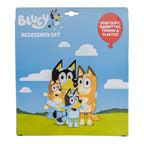 Luv Her Bluey Girls 20 Piece Accessory Set with 3 Barrettes, 4 Snap Hair Clips,