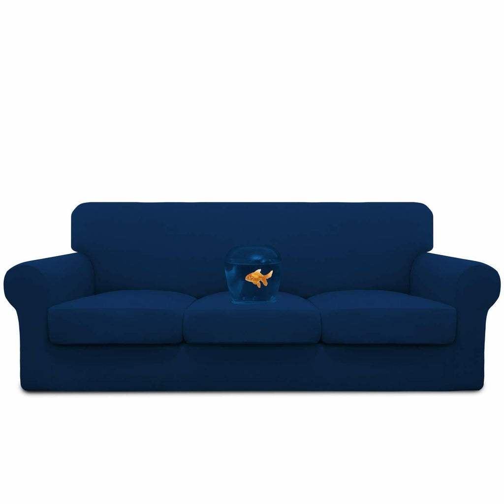 Easy-Going 100% Dual Waterproof 4 Pieces Stretch Soft Couch Cover for Dogs, Sofa