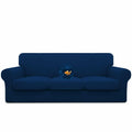 Easy-Going 100% Dual Waterproof 4 Pieces Stretch Soft Couch Cover for Dogs, Sofa