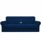 Easy-Going 100% Dual Waterproof 4 Pieces Stretch Soft Couch Cover for Dogs, Sofa