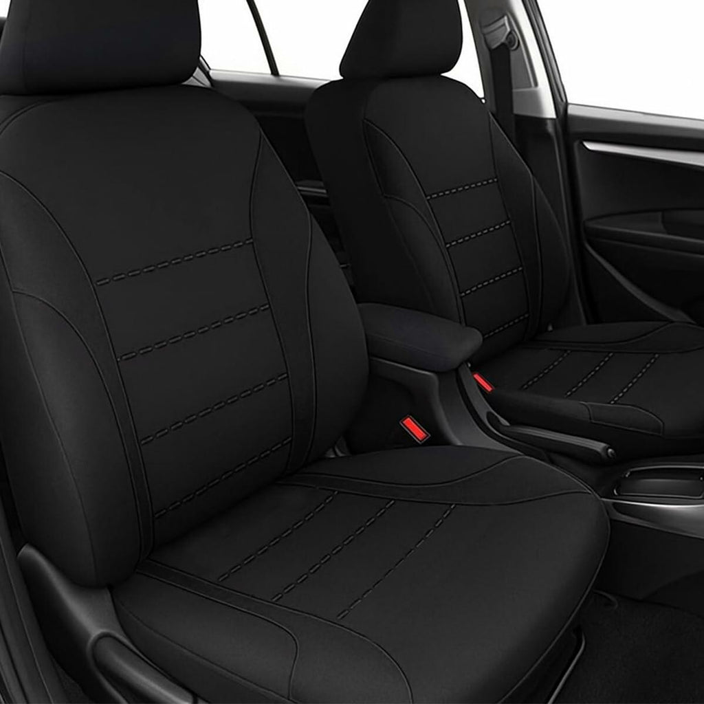TNAIYH Car Seat Cover Full Set, Fashion Soft Sponge Vehicle Front and Rear Split