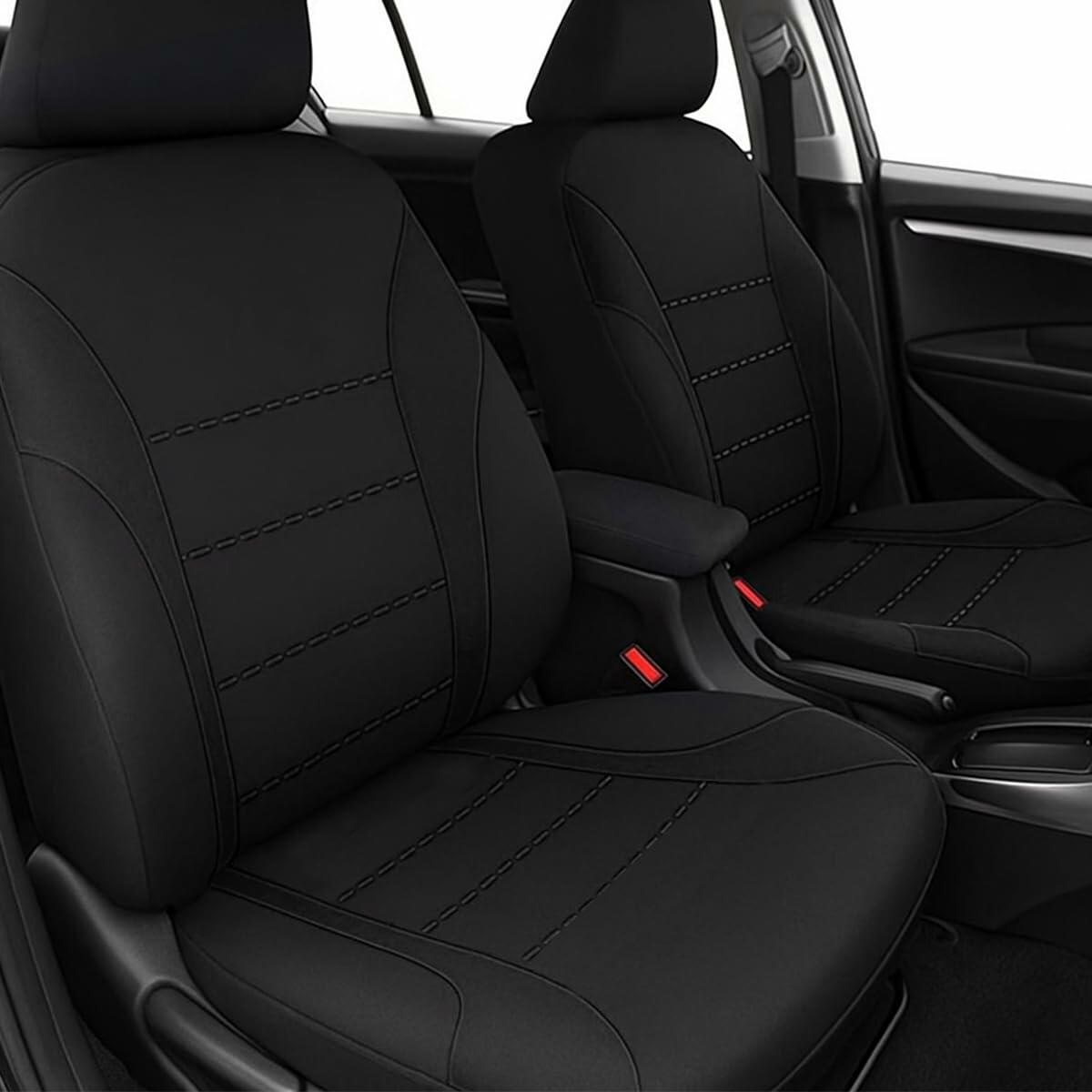 TNAIYH Car Seat Cover Full Set, Fashion Soft Sponge Vehicle Front and Rear Split