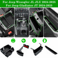 Eamplest 4PCS Center Console Organizer for 2024 2025 2026 Jeep Wrangler JL JLU