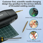 HD2 AWithZ Spot Welder with Double-Ended & Replaceable Tips - 90-Level Dual