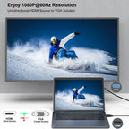 BENFEI HDMI to VGA 6 Feet Cable, Uni-Directional HDMI Computer to VGA Monitor