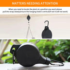 HOGXUAE 3Pack Retractable Plant Hanger Pulley System with Adjustable Rope