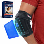 FEATOL Elbow Brace with Ice Pack for Tendonitis and Tennis Elbow-Pain Relief for