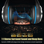 2.4GHz Wireless Gaming Headsets for PS5/PS4/Switch, 2026 RGB Noise Cancelling