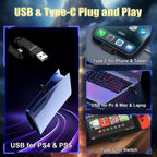 2.4GHz Wireless Gaming Headsets for PS5/PS4/Switch, 2026 RGB Noise Cancelling