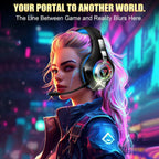 2.4GHz Wireless Gaming Headsets for PS5/PS4/Switch, 2026 RGB Noise Cancelling