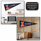 Illinois Fighting Illini Full Size Pennant
