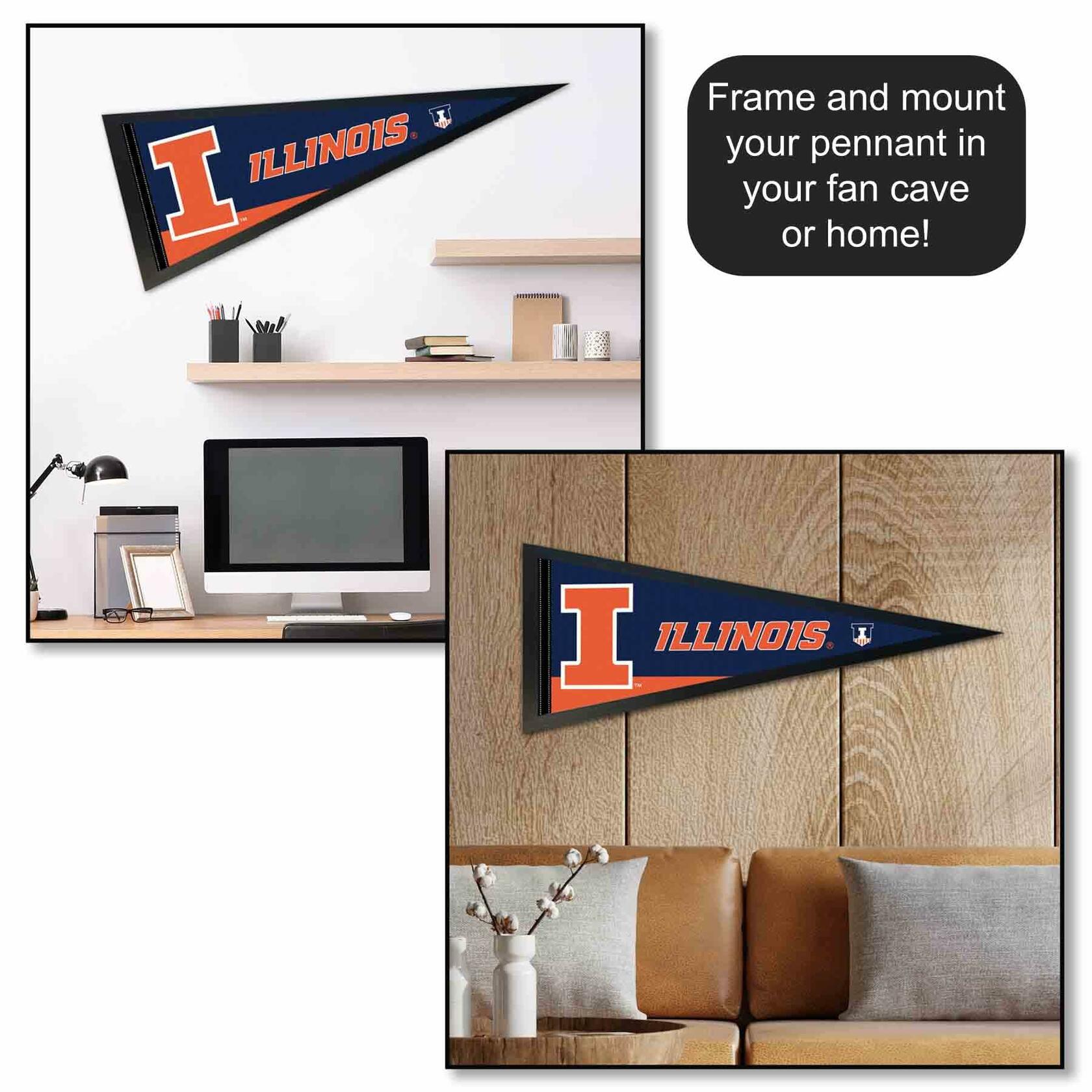 Illinois Fighting Illini Full Size Pennant