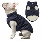 JoyDaog 2 Layers Fleece Lined Warm Dog Jacket for Winter Cold Weather,Soft