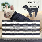 JoyDaog 2 Layers Fleece Lined Warm Dog Jacket for Winter Cold Weather,Soft