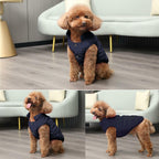 JoyDaog 2 Layers Fleece Lined Warm Dog Jacket for Winter Cold Weather,Soft