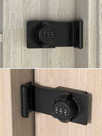Cabinet Password Hasp Locks, 90 Degree Barn Door Lock, Household Security