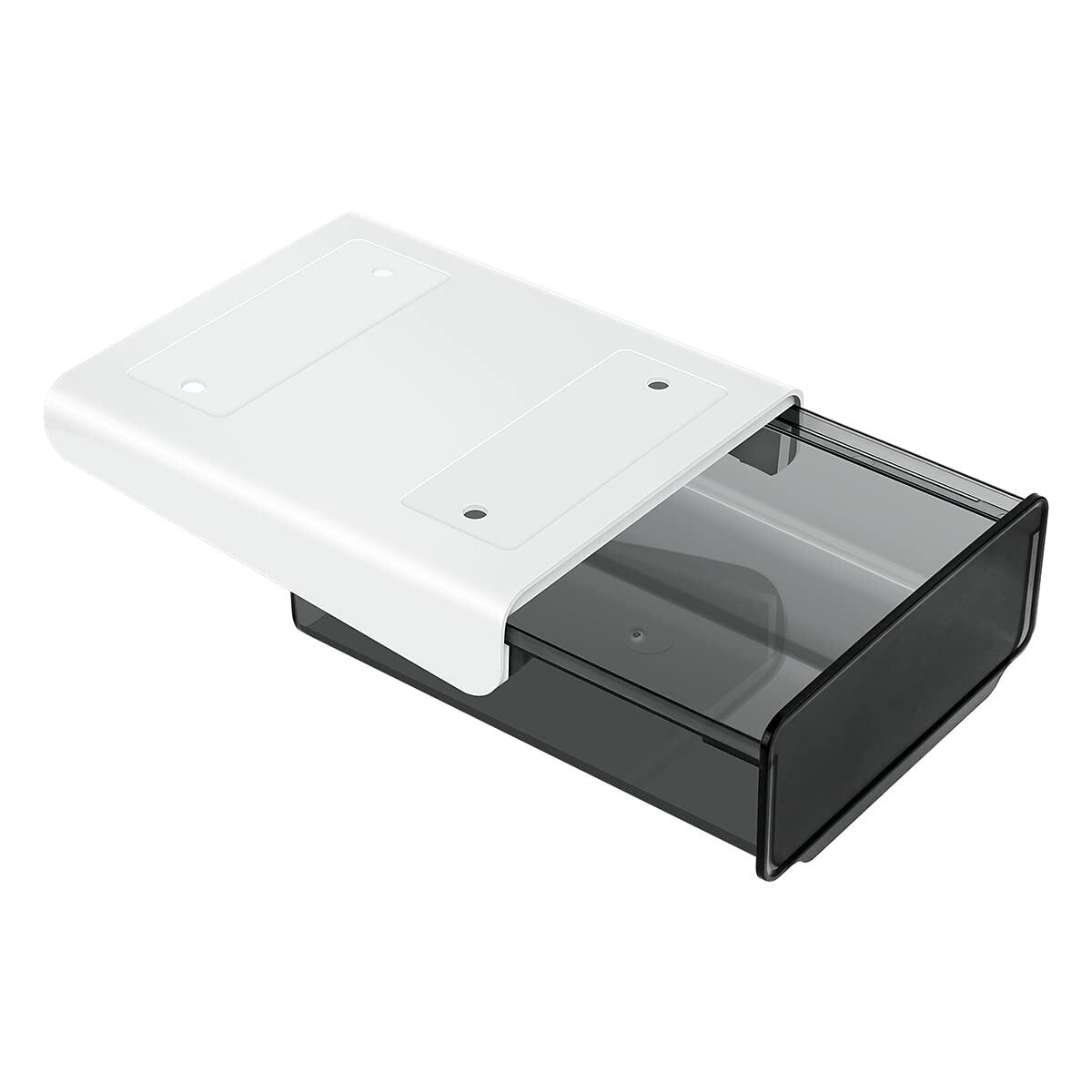 yuntop 1 Pcs Under Desk Drawer, Under Table Hidden Organizer, Plastic
