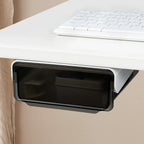 yuntop 1 Pcs Under Desk Drawer, Under Table Hidden Organizer, Plastic
