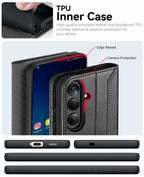 OCASE Compatible with Galaxy S25 Plus Wallet Case, PU Leather Flip Folio Case