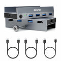 BENFEI USB 3.0 HDMI KVM Switch(8K@60Hz) with 4 USB 3.0 Ports for 2 Computers