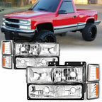 OPEN BOX Aresparts Pair Headlights Assembly Set For 1994 1995 1996 1997 1998