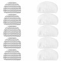10PK Amyehouse Replacement Pads Compatible with Bissell Powerfresh Steam Mop