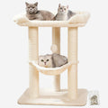 OPEN BOX Happi N Pets 28" Cat Tree, Large Bed for Big Cats, Small Cat Tower with