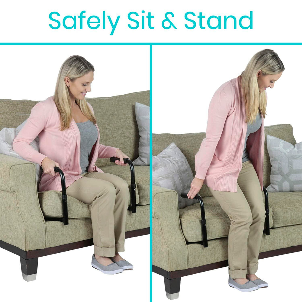 Vive Stand Assist - Mobility Standing Aid Rail for Couch, Chair - Assistance