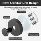 WingWider Shower Hooks for Inside Shower,Suction Cup Hooks for Glass