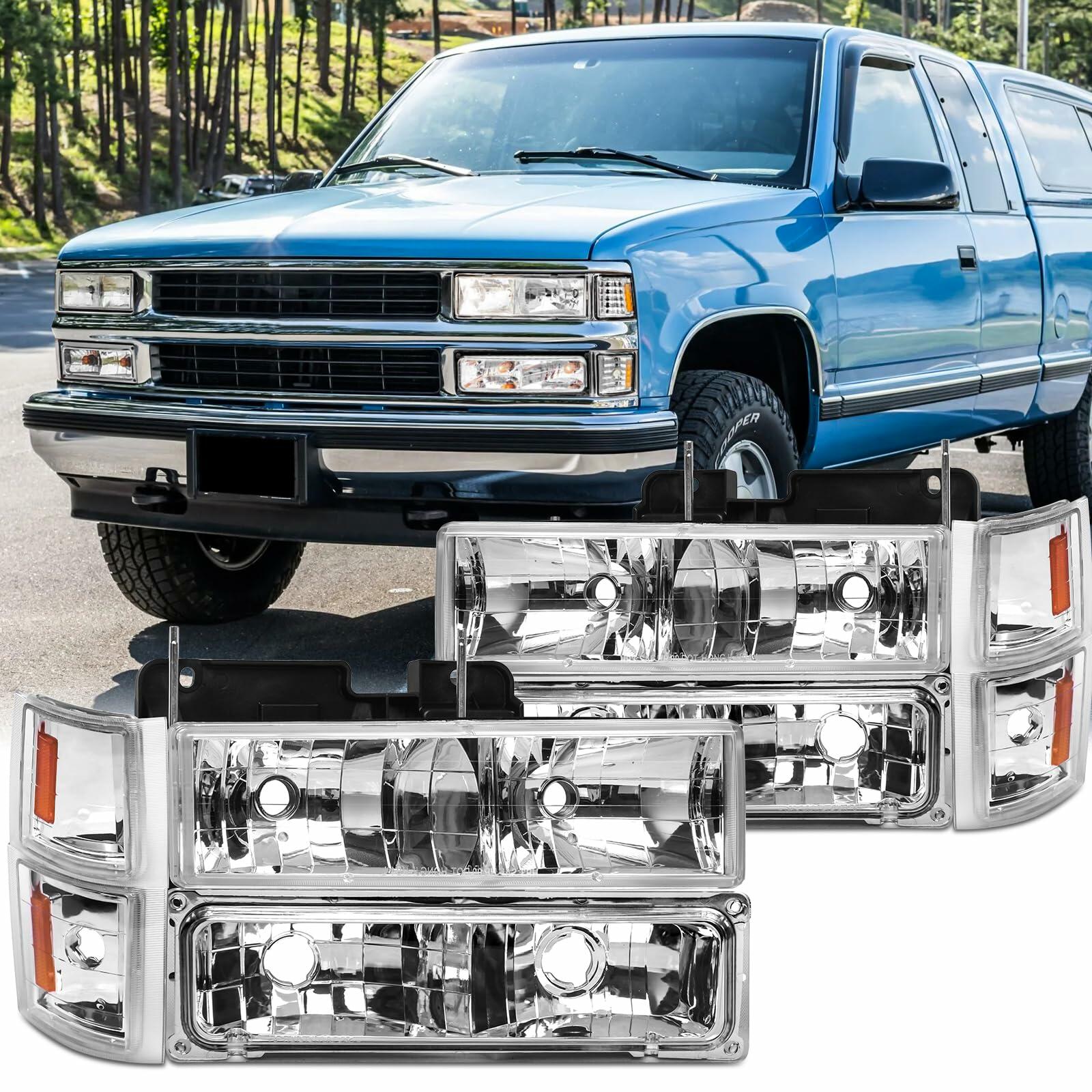 OPEN BOX Aresparts Pair Headlights Assembly Set For 1994 1995 1996 1997 1998