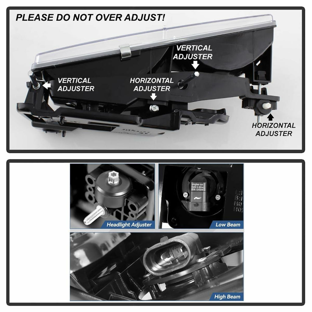 OPEN BOX Aresparts Pair Headlights Assembly Set For 1994 1995 1996 1997 1998