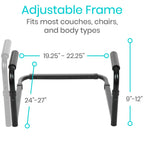 Vive Stand Assist - Mobility Standing Aid Rail for Couch, Chair - Assistance
