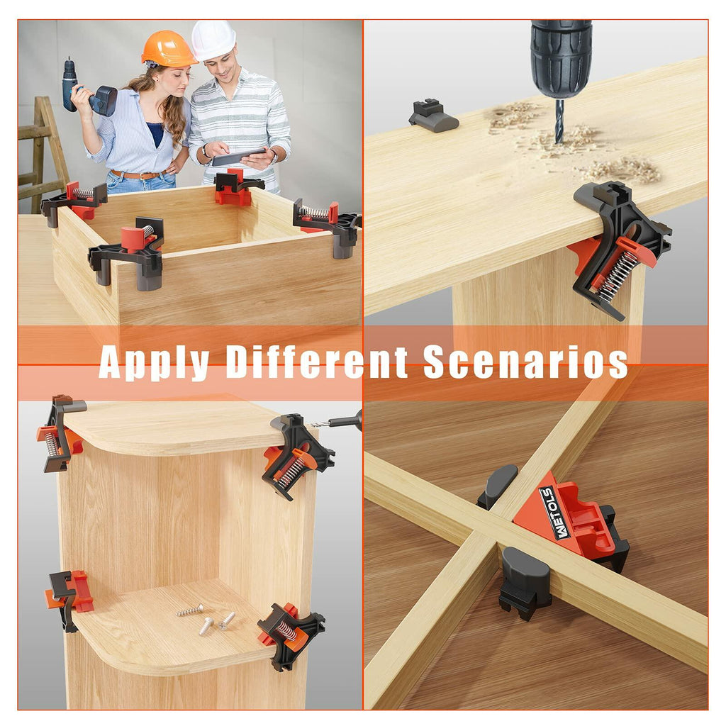 WETOLS Corner Clamp for Woodworking, 90 Degree Right Angle Clamp, Wood Clamps,