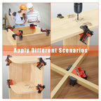 WETOLS Corner Clamp for Woodworking, 90 Degree Right Angle Clamp, Wood Clamps,