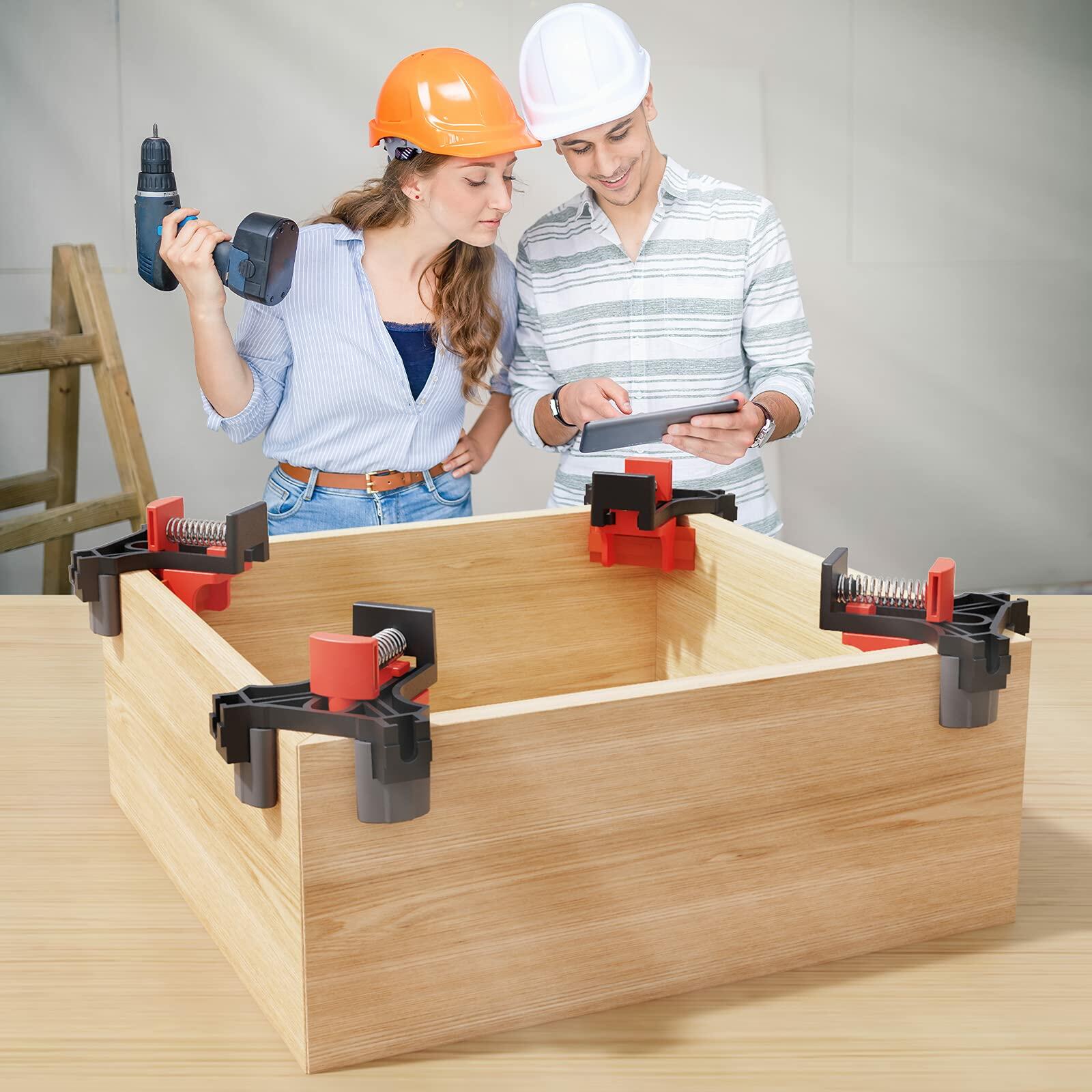 WETOLS Corner Clamp for Woodworking, 90 Degree Right Angle Clamp, Wood Clamps,