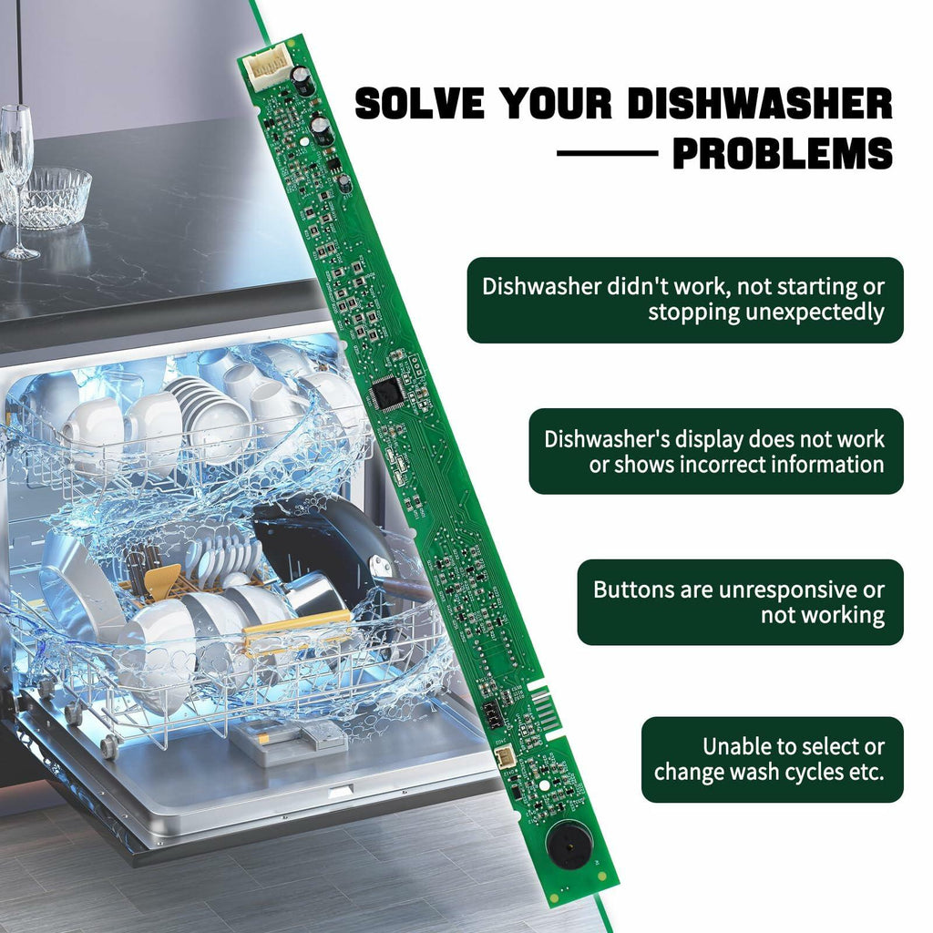 HPUY WD21X31902C WD21X31902 Dishwasher User Interface Control Board