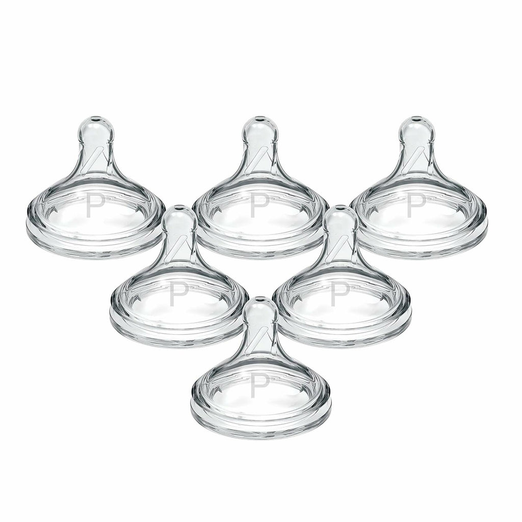 6 Pack Dr. Brown's Natural Flow Preemie Flow Wide-Neck Baby Bottle Silicone