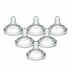 6 Pack Dr. Brown's Natural Flow Preemie Flow Wide-Neck Baby Bottle Silicone