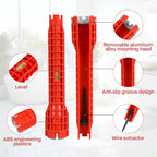 Alocre 8 in-1 Multifunctional Sink & Faucet Installer Wrench - Plumbing Tool for
