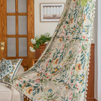 Erbnaryx Boho Floral Curtains French Country Farmhouse Curtains 84 Inches Long