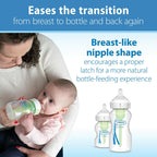 6 Pack Dr. Brown's Natural Flow Preemie Flow Wide-Neck Baby Bottle Silicone