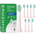 Brushmo Plaque Control Replacement Toothbrush Heads, Compatible with Philips