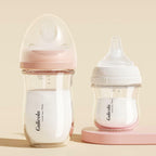 Gulicola Natural Flow Baby Bottle Silicone Nipple Level 1, Slow Flow (S), 1+