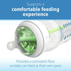 6 Pack Dr. Brown's Natural Flow Preemie Flow Wide-Neck Baby Bottle Silicone