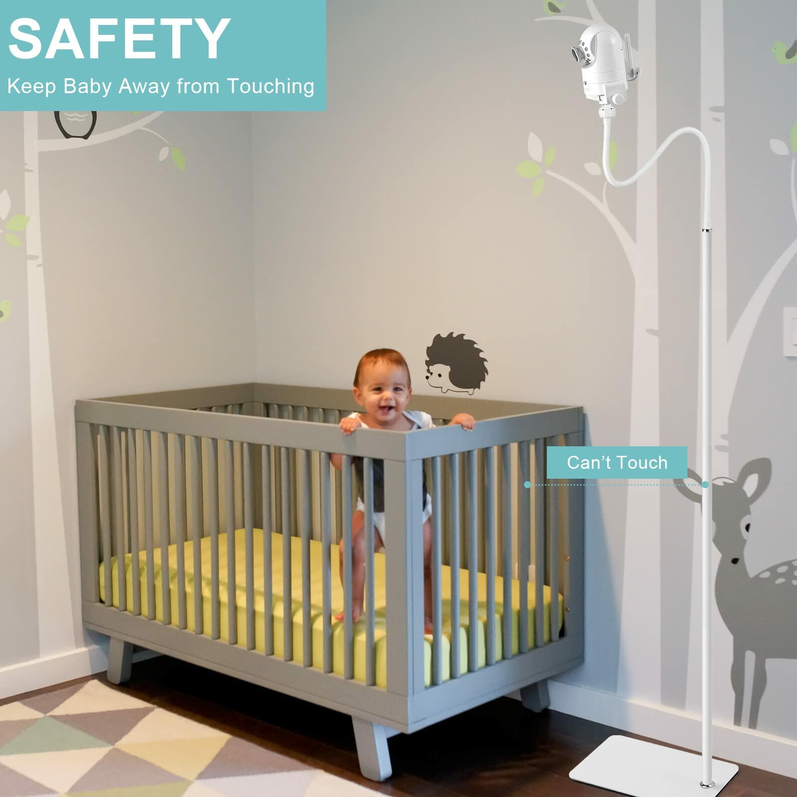 iTODOS Baby Monitor Floor Stand Holder Mount Compatible with Infant Optics DXR-8