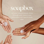 3 Pack Soapbox Liquid Hand Soap, Coconut Milk & Sandalwood, Gentle & Moisturizing Hand Wash for Kitchen and Bathroom, Vegan & Cruelty Free Scented Hand Soap 12 Ounce Pump Bottles