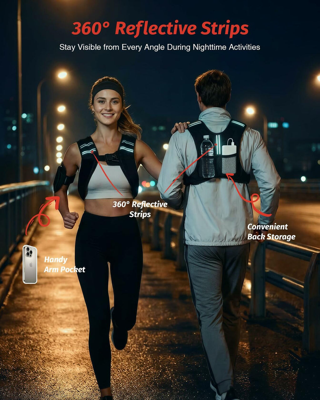 ZELUS Weighted Vest, 6lb/8lb/12lb/16lb/20lb/25lb/30lb Weight Vest with