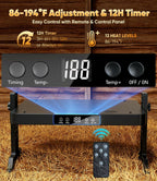 Smart Brooder Heating Plate, 2-in-1 Chicken Coop Heater & Chick Brooder, 200W